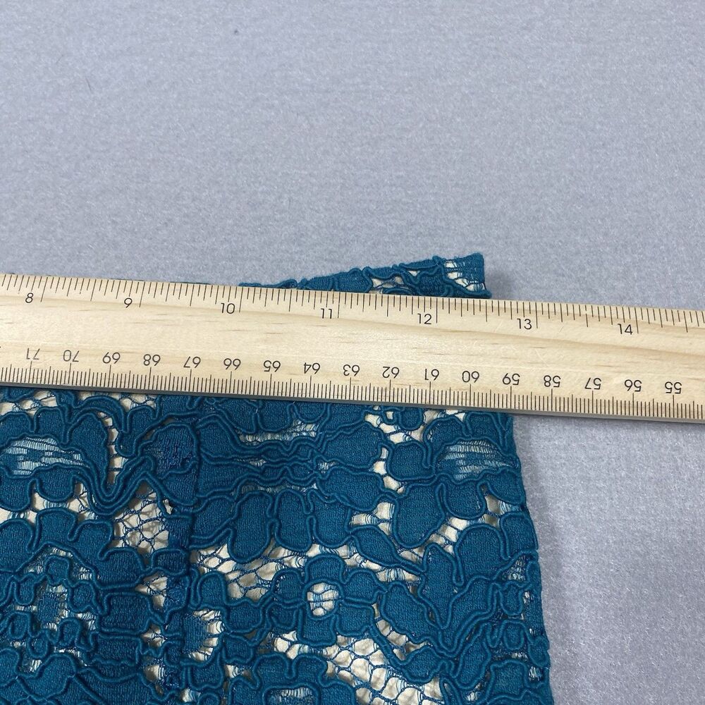 House of CB London Peacock Blue Lace Lareina Skirt Small NWT Spring Break Event - Picture 10 of 14